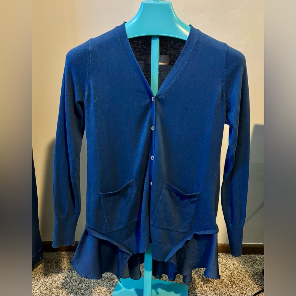 💜 BOGO Blue Button-Up Cardigan